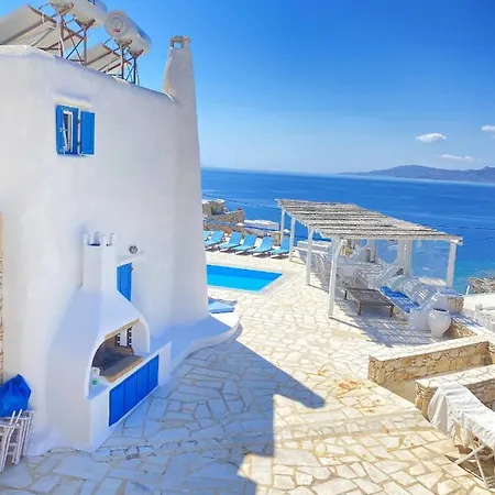 Myrovi Harmony - Sea View & Pool In Kanalia Mykonos Town