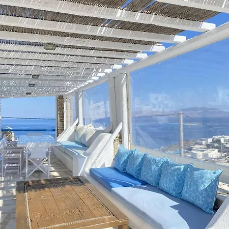 Myrovi Harmony - Sea View & Pool In Kanalia アパート Mykonos Town