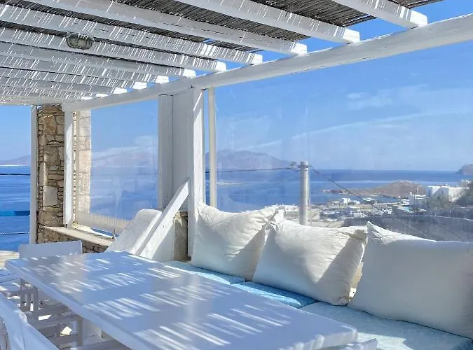 Myrovi Harmony - Sea View & Pool In Kanalia Apartman Mykonos Town