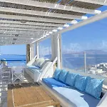 Myrovi Harmony - Sea View & Pool In Kanalia 아파트 Mykonos Town